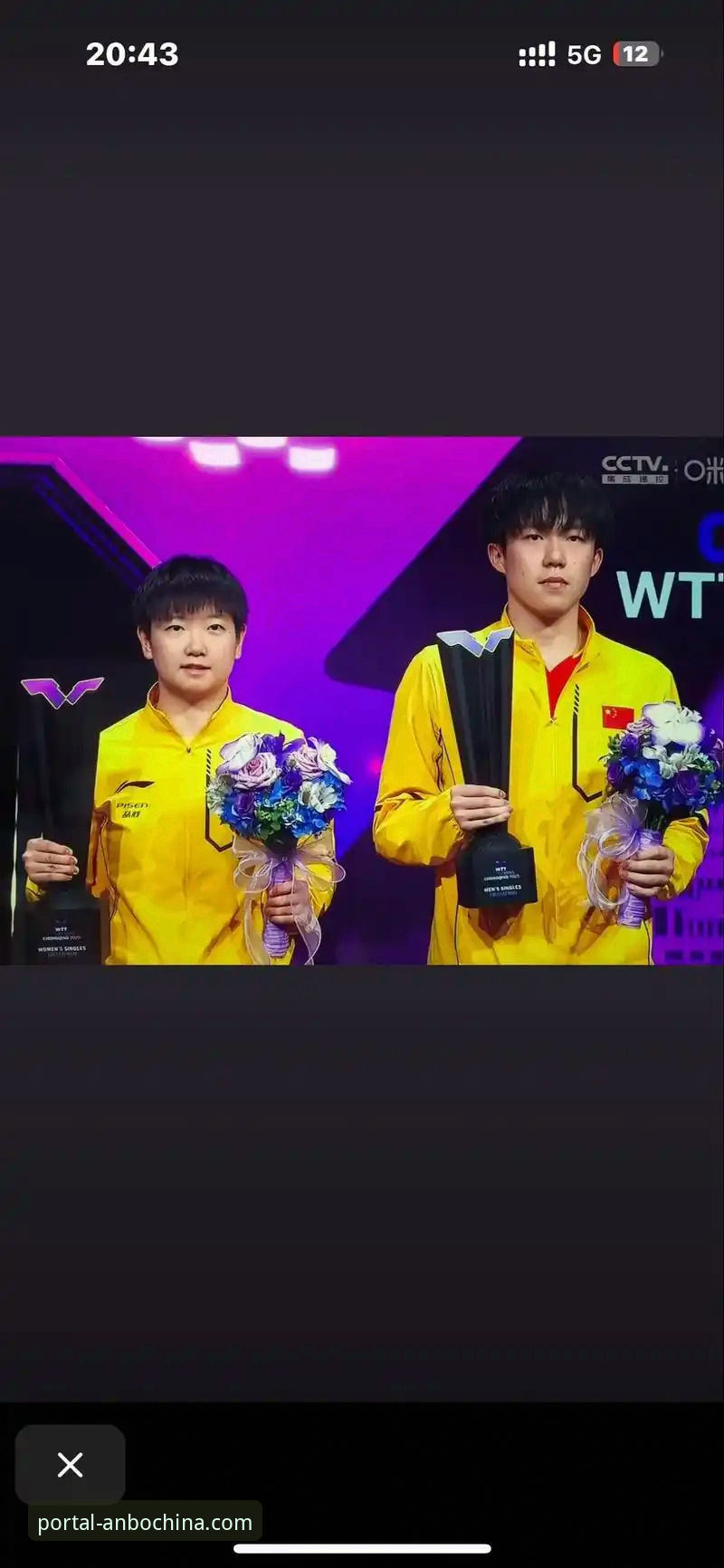 WTT重庆冠军赛决赛落幕，安博中国平台直击新生代崛起最新动态